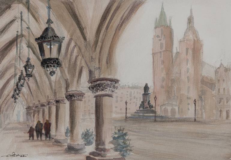 Print of Impressionism Architecture Paintings by Chidanand M