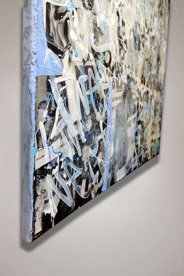 Original Pop Art Abstract Collage by Tomasz Brynowski