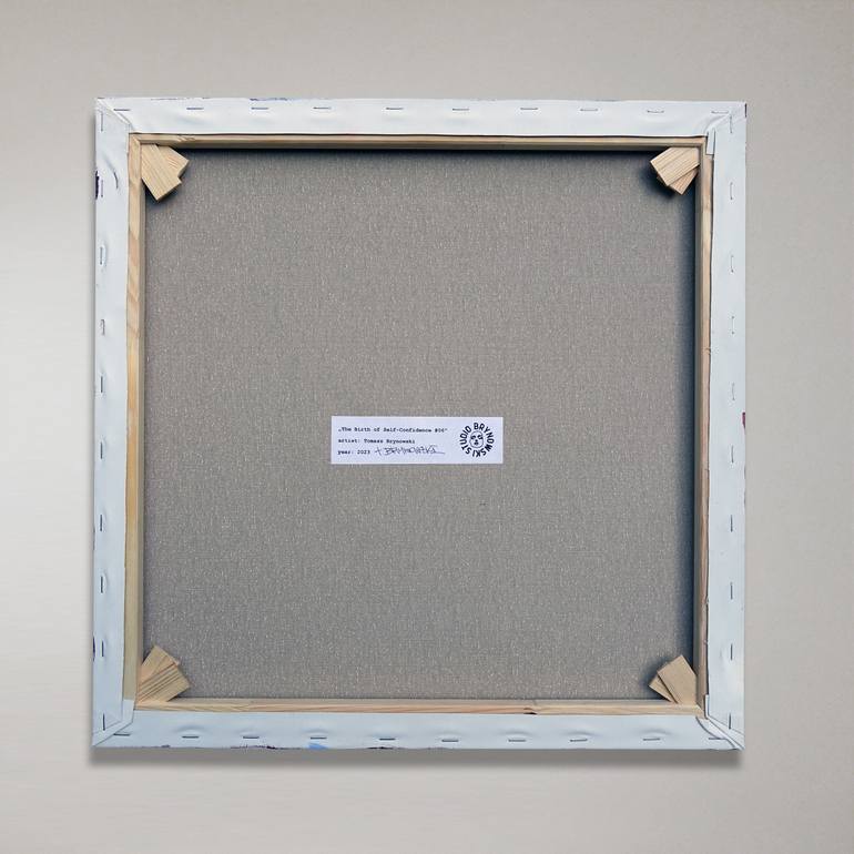 Original Expressionism Portrait Collage by Tomasz Brynowski