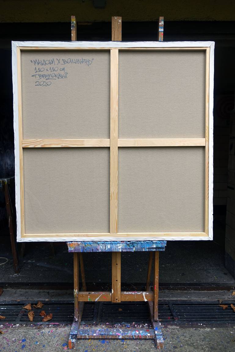 Original Abstract Graffiti Collage by Tomasz Brynowski