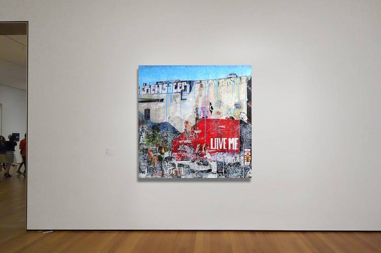 Original Street Art Graffiti Collage by Tomasz Brynowski