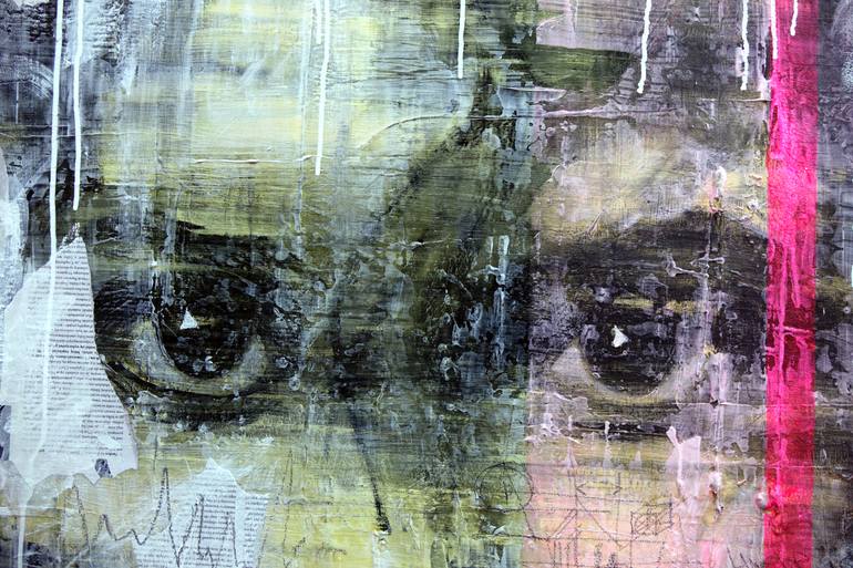 Original Street Art People Painting by Tomasz Brynowski