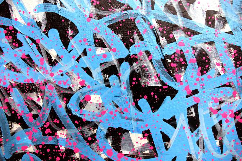 Original Abstract Graffiti Painting by Tomasz Brynowski