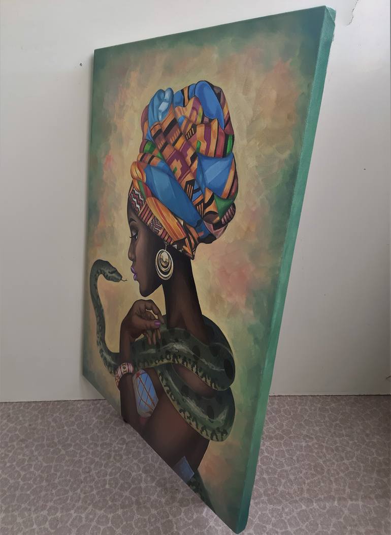 Original Figurative Women Painting by Lidiia Mishchenko