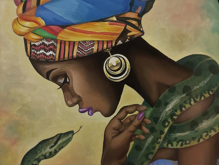 Original Figurative Women Painting by Lidiia Mishchenko
