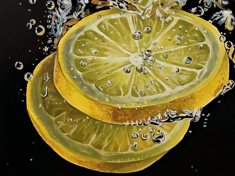 Original Realism Food Painting by Lidiia Mishchenko