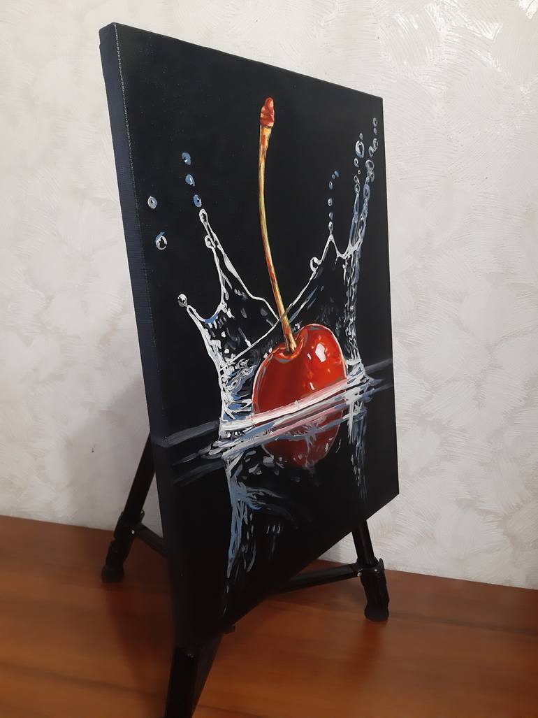 Original Realism Food Painting by Lidiia Mishchenko