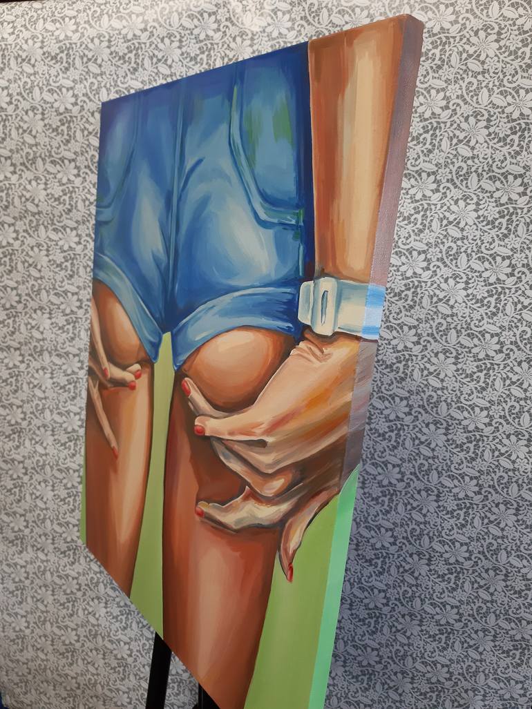 Original Art Deco Body Painting by Lidiia Mishchenko