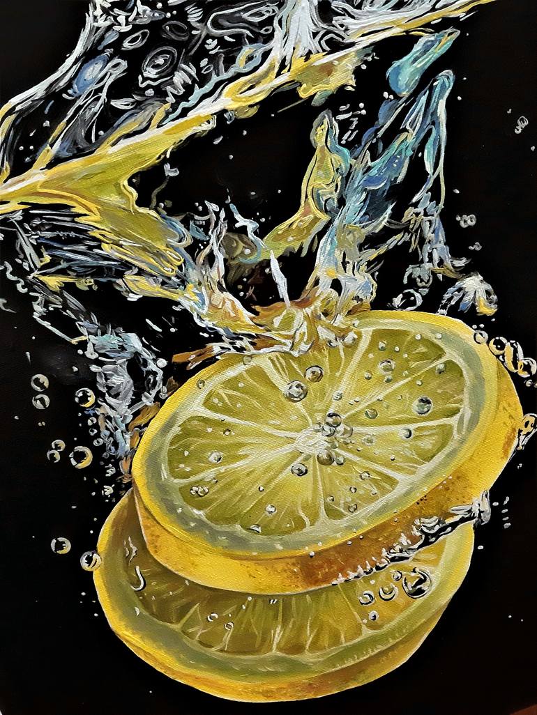 Original Art Deco Still Life Painting by Lidiia Mishchenko