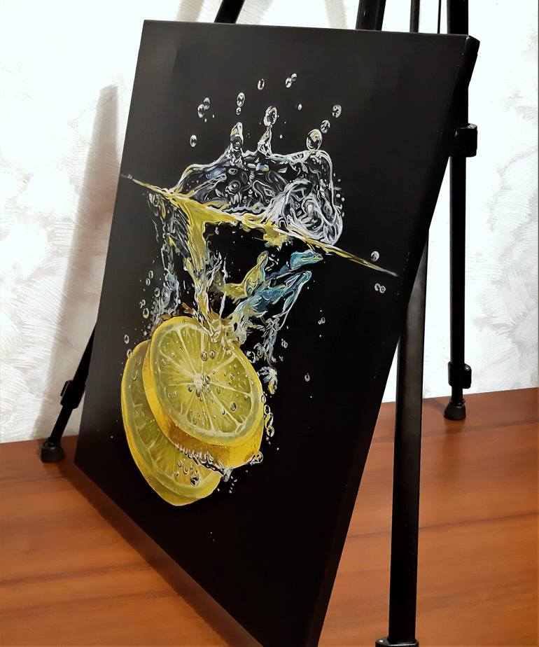 Original Art Deco Still Life Painting by Lidiia Mishchenko