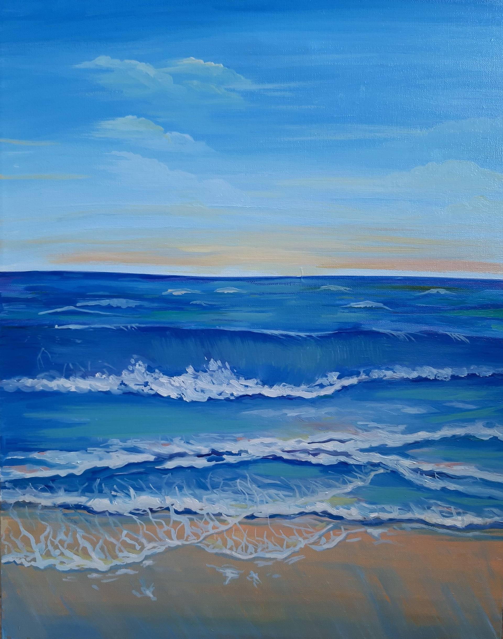 絵画 Brisa marina (sea Breeze) Sea Breeze: 20 x 20 x 1.5 – Drift-JenG