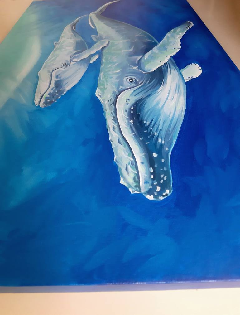 Original Art Deco Animal Painting by Lidiia Mishchenko