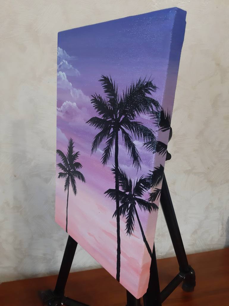 Original Realism Beach Painting by Lidiia Mishchenko