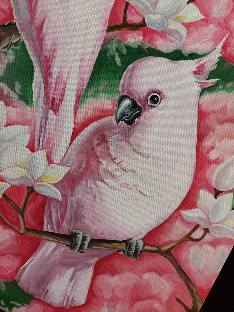 Original Art Deco Animal Painting by Lidiia Mishchenko