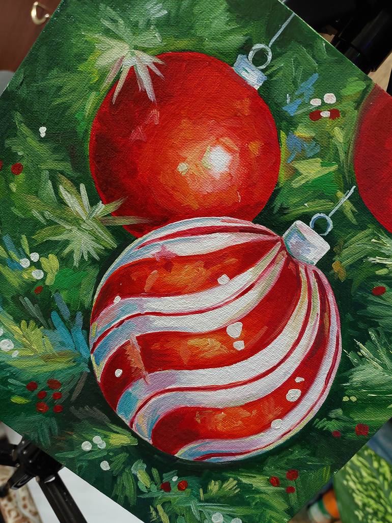 Original Art Deco Still Life Painting by Lidiia Mishchenko