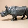 Rhino.
Editions 3 to 12 are available for sale to the public. Each bronze is hand finished and so each patination color is unique to the edition. If the current piece has been sold it will take about 4 to 8 weeks to produce the new work. Please bear this in mind when you order.