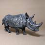 Rhino.
Editions 3 to 12 are available for sale to the public. Each bronze is hand finished and so each patination color is unique to the edition. If the current piece has been sold it will take about 4 to 8 weeks to produce the new work. Please bear this in mind when you order.