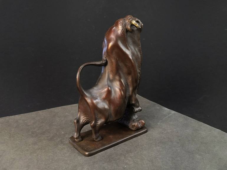 Original Art Deco Animal Sculpture by Andrei Dolidze