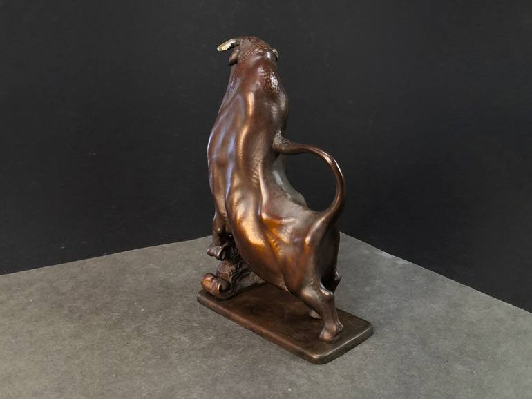 Original Art Deco Animal Sculpture by Andrei Dolidze