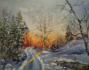 Original Landscape Painting by Alla Vasylkova