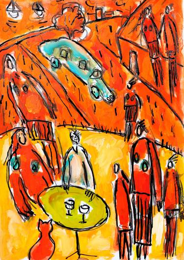 Print of Expressionism Family Paintings by Jean Mirre