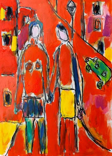 Original Expressionism Love Paintings by Jean Mirre