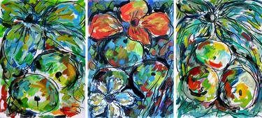 Original Floral Paintings by Jean Mirre