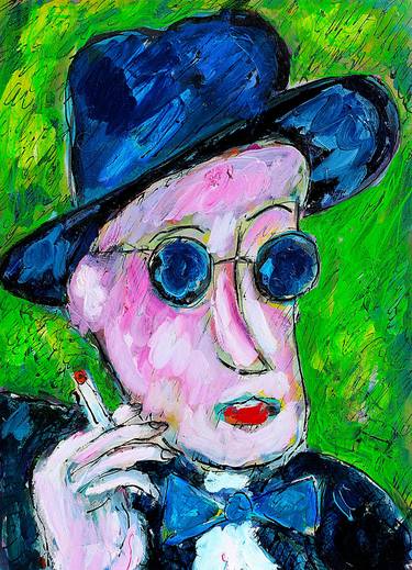 Original Expressionism Pop Culture/Celebrity Paintings by Jean Mirre