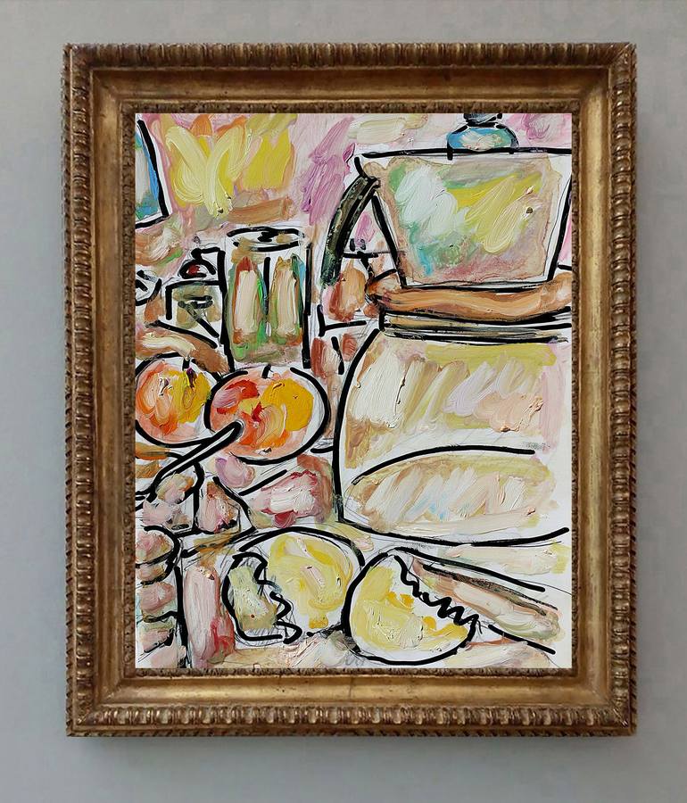 Original Expressionism Home Painting by Jean Mirre
