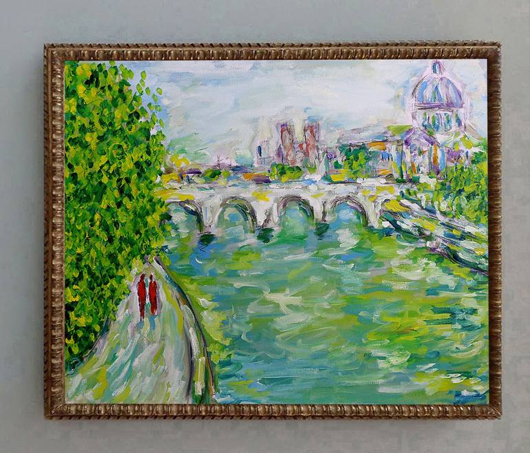 Original Figurative Landscape Painting by Jean Mirre