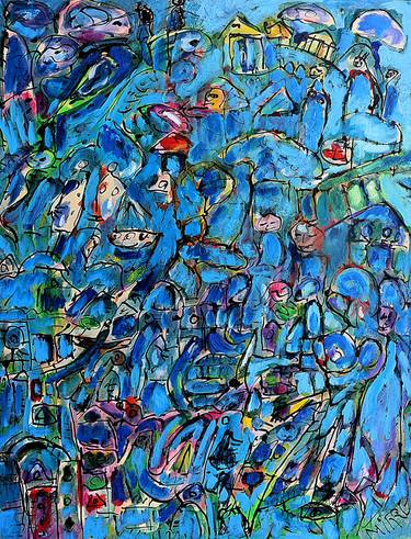 Original Impressionism Landscape Painting by Jean Mirre