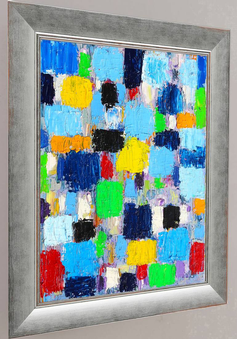 Original Abstract Painting by Jean Mirre