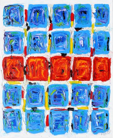 Print of Abstract Expressionism Abstract Paintings by Jean Mirre