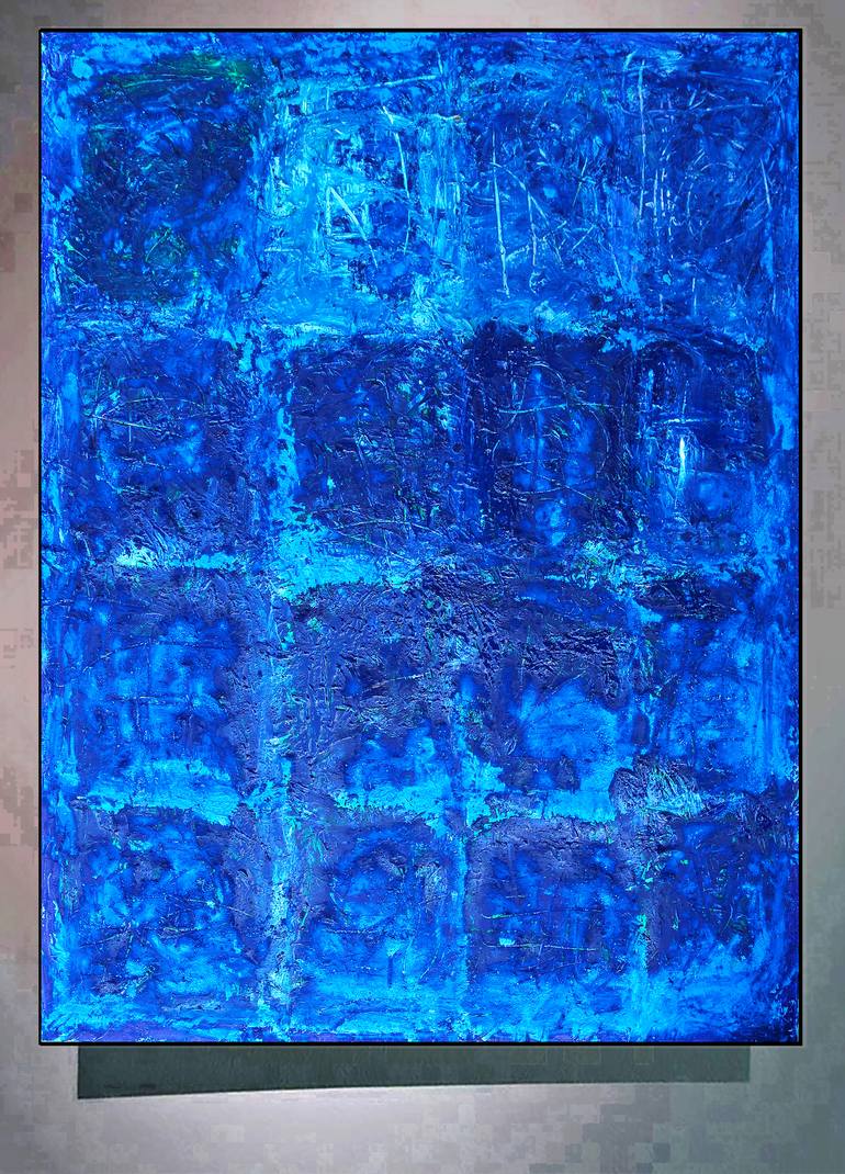 Original Abstract Expressionism Abstract Painting by Jean Mirre