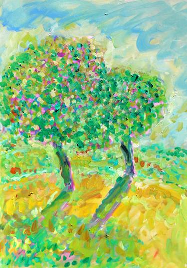 Print of Tree Paintings by Jean Mirre