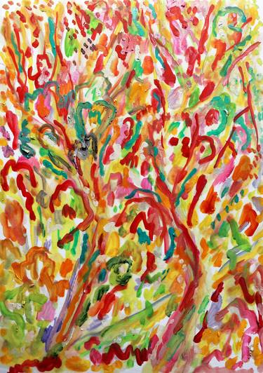 Print of Expressionism Tree Paintings by Jean Mirre