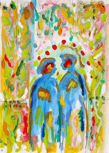 Print of Expressionism Love Paintings by Jean Mirre