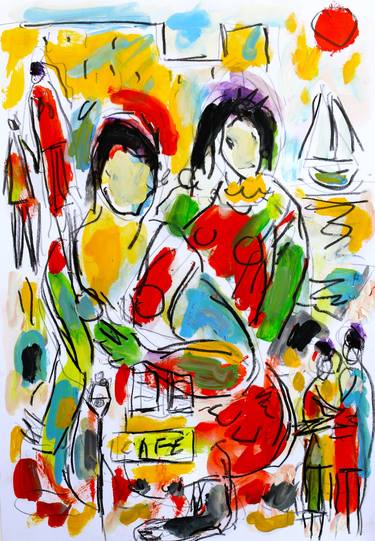Print of Expressionism People Paintings by Jean Mirre