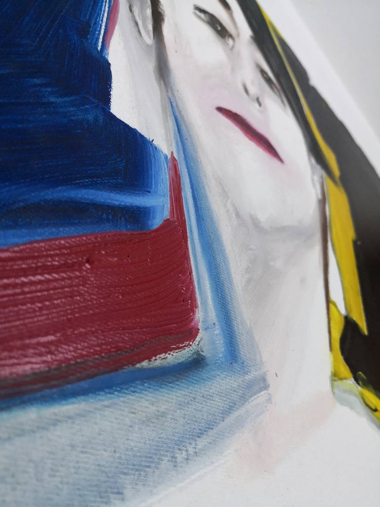 Original Abstract Expressionism Body Painting by Andrea Fieni