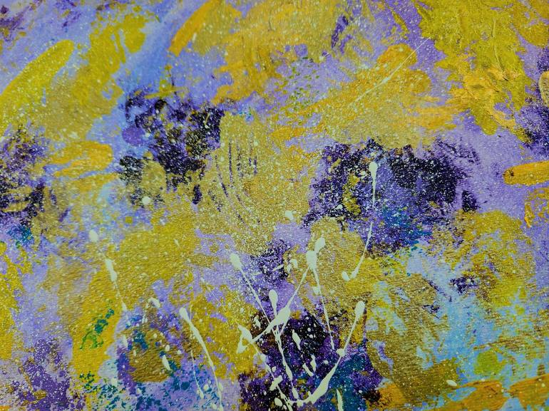 Original Abstract Expressionism Abstract Painting by Julia Leon