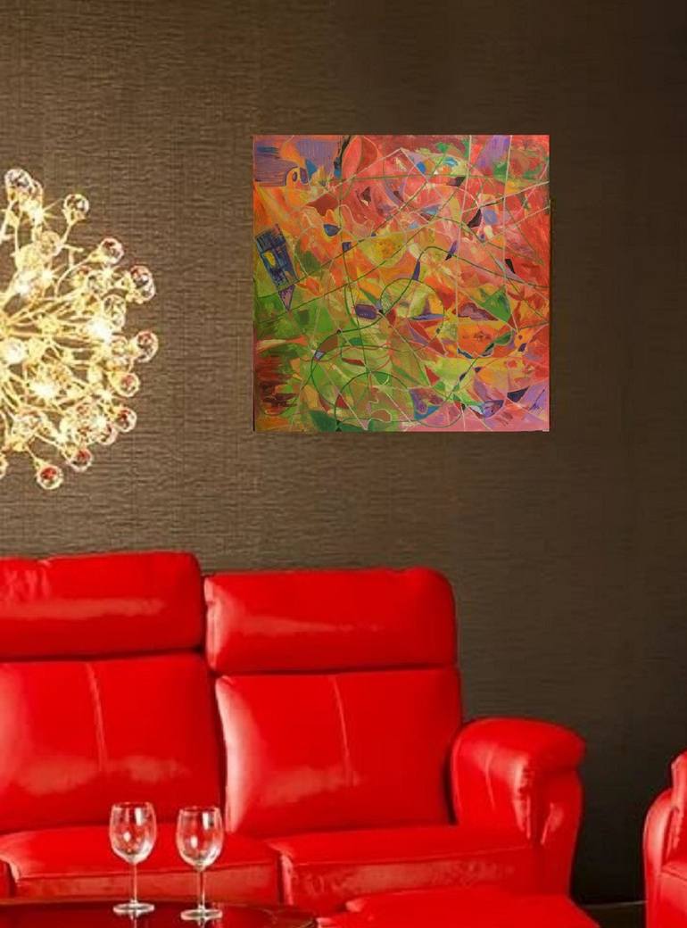 Original Abstract Painting by Julia Leon