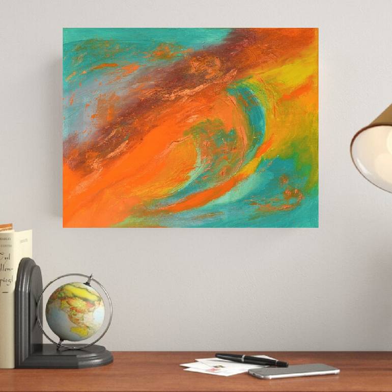 Original Abstract Painting by Julia Leon