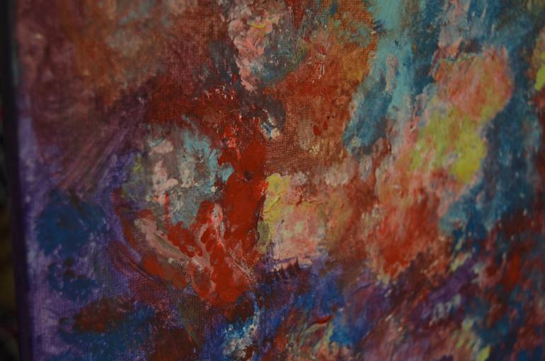 Original Fine Art Abstract Painting by Julia Leon