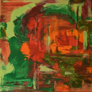 Original Abstract Expressionism Abstract Paintings by Julia Leon