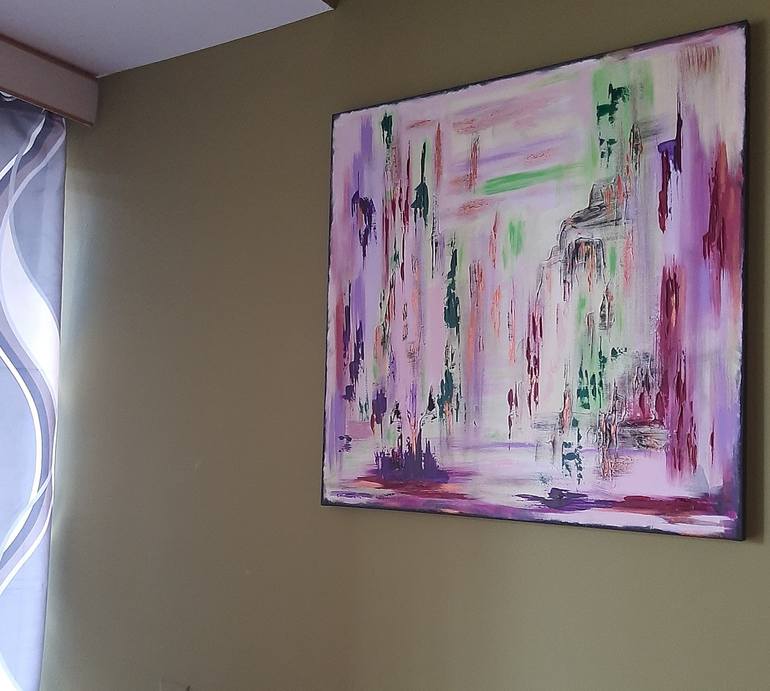 Original Conceptual Abstract Painting by Julia Leon
