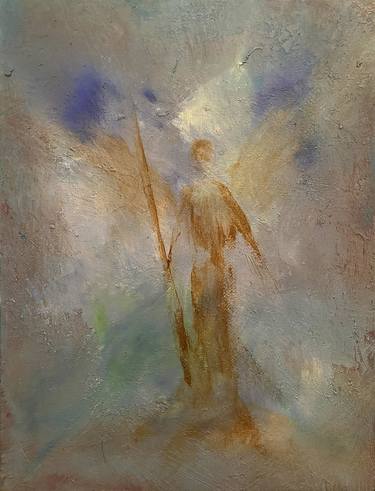 Original Abstract Classical mythology Painting by Enrique Mena