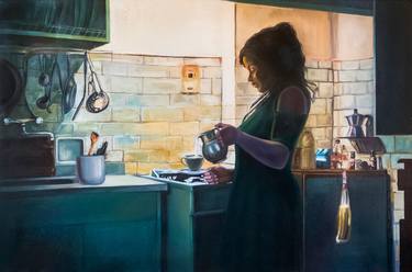 Print of Figurative Kitchen Paintings by Apollon Avagyan