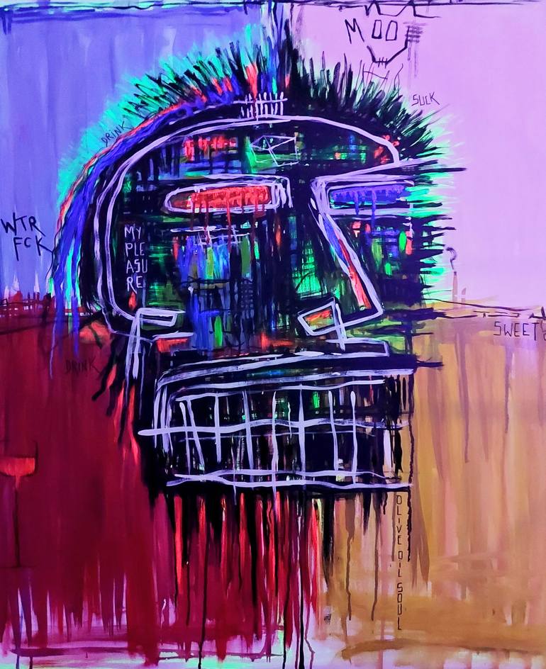 Original Pop Art Abstract Painting by June Art