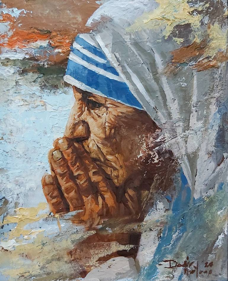 Mother Teresa Painting by Dodik Hartono Saatchi Art