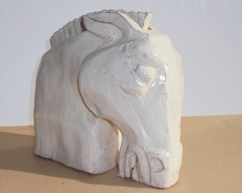 Original Figurative Horse Sculpture by Jonathan Wain